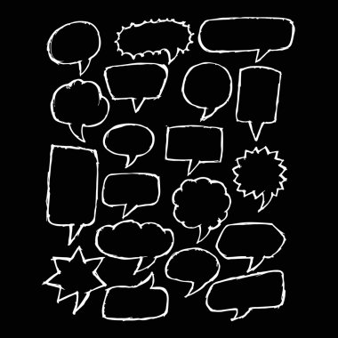 konuşma balonu simgeler