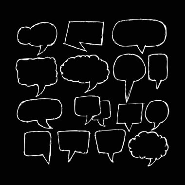 konuşma balonu simgeler