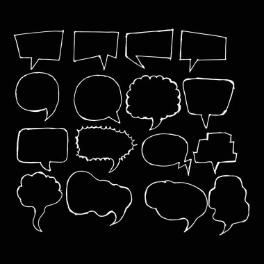 konuşma balonu simgeler