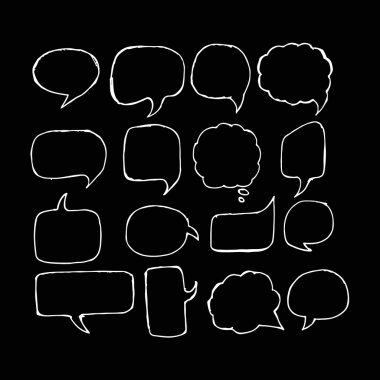 konuşma balonu simgeler