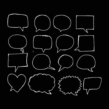 konuşma balonu simgeler