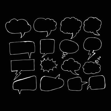 konuşma balonu simgeler