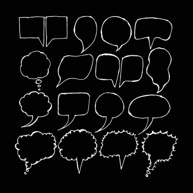 konuşma balonu simgeler