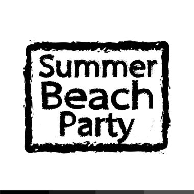 yaz plaj partisi