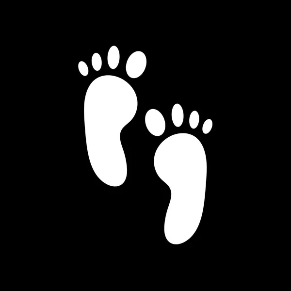 Zvířecí stopy ikona — Stockový vektor