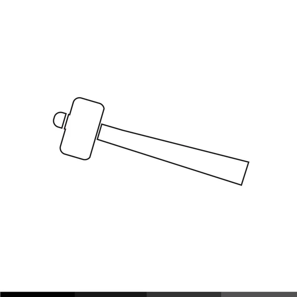 Simple hammer icon — Stock Vector