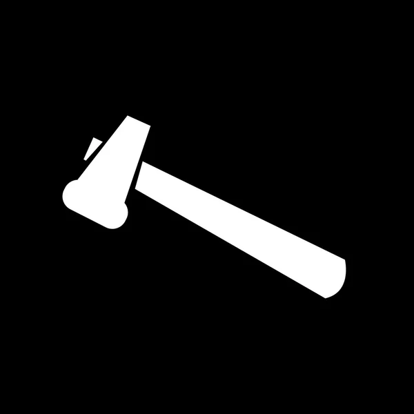 Простий hammer значок — стоковий вектор