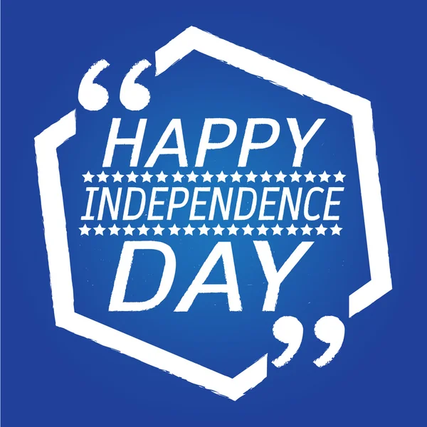 Feliz día de independencia — Archivo Imágenes Vectoriales