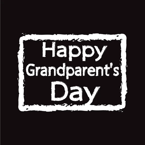 HAPPY Dia dos avós — Vetor de Stock