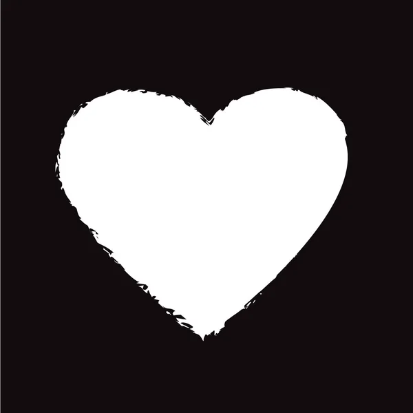 Icône coeur simple — Image vectorielle