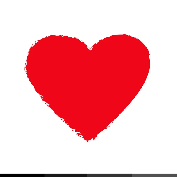 Egyszerű szív ikon — Stock Vector