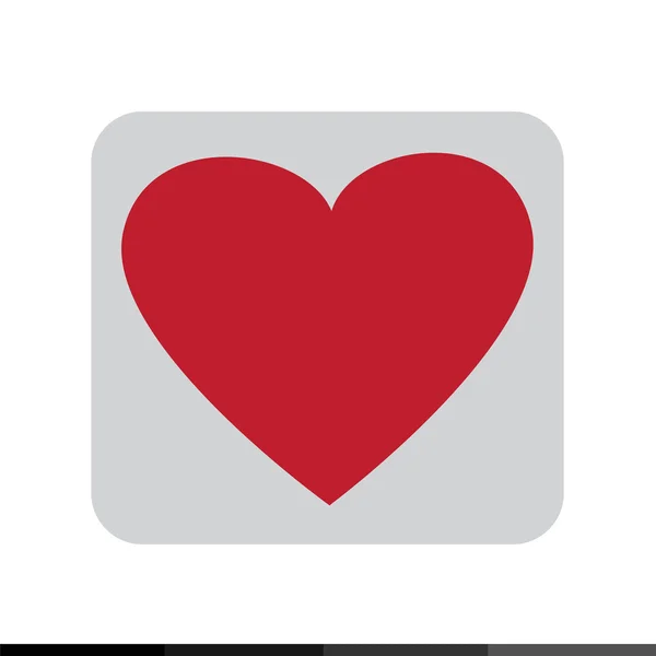 Simple Heart icon — Stock Vector