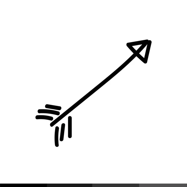 Einfaches Pfeil-Symbol — Stockvektor