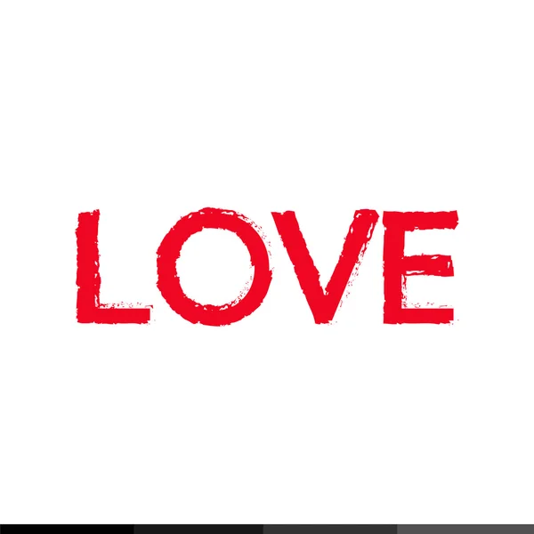 LOVE text icon — Stock Vector