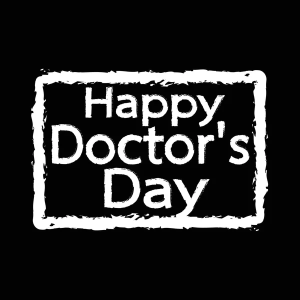 Feliz día del doctor — Archivo Imágenes Vectoriales