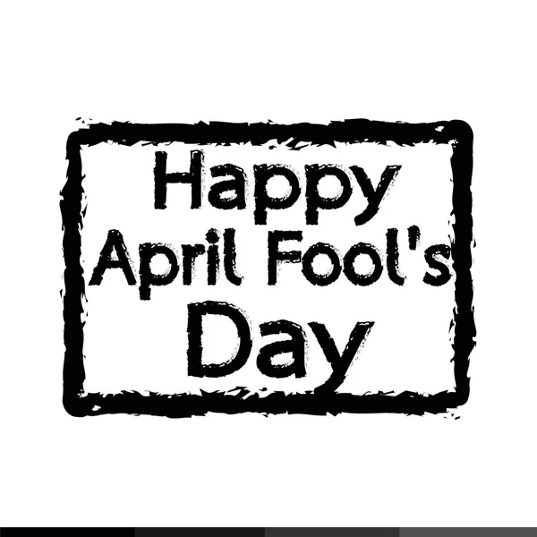 Ευτυχισμένη ημέρα του ανόητου Απριλίου — Διανυσματικό Αρχείο