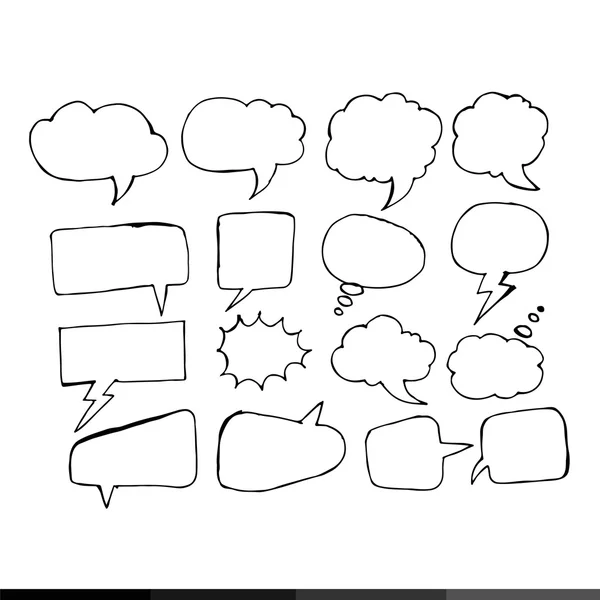 Speech bubble icons — Stock Vector