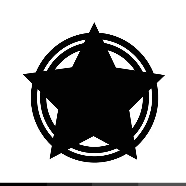 Einfaches Star-Symbol — Stockvektor