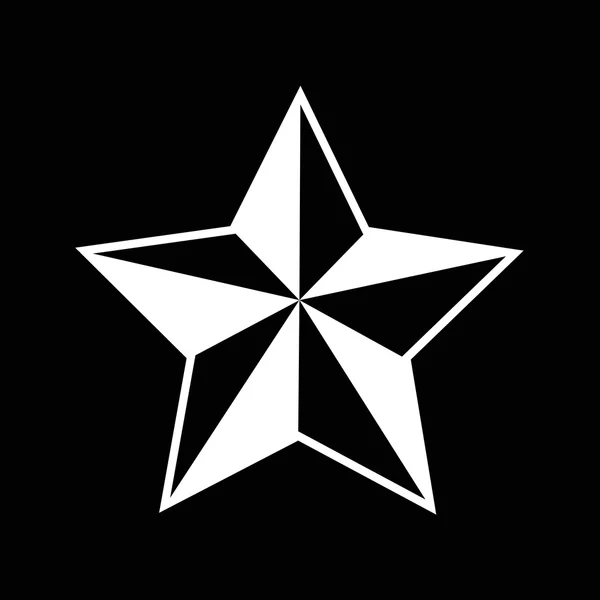 Icono estrella simple — Archivo Imágenes Vectoriales