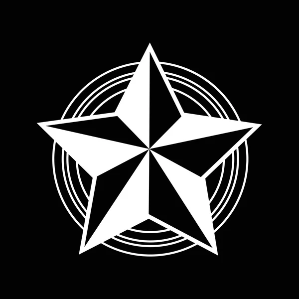 Einfaches Star-Symbol — Stockvektor