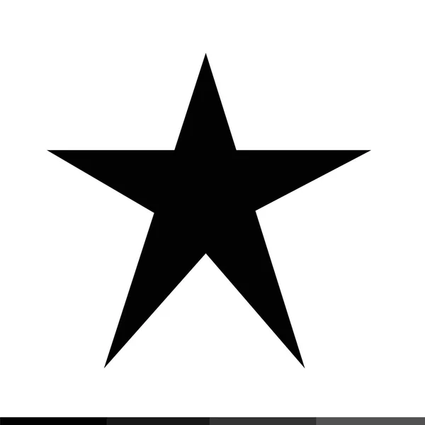 Icono estrella simple — Vector de stock