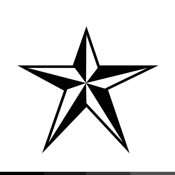 Egyszerű csillag ikon — Stock Vector