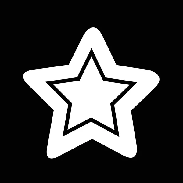 Einfaches Star-Symbol — Stockvektor