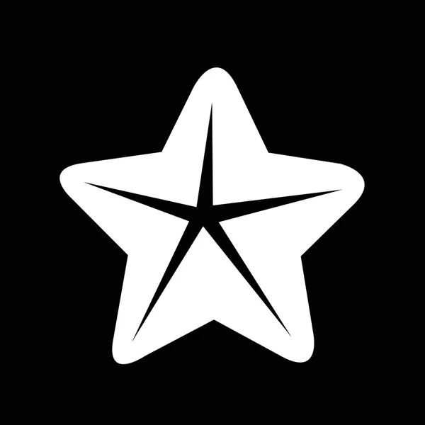 Einfaches Star-Symbol — Stockvektor