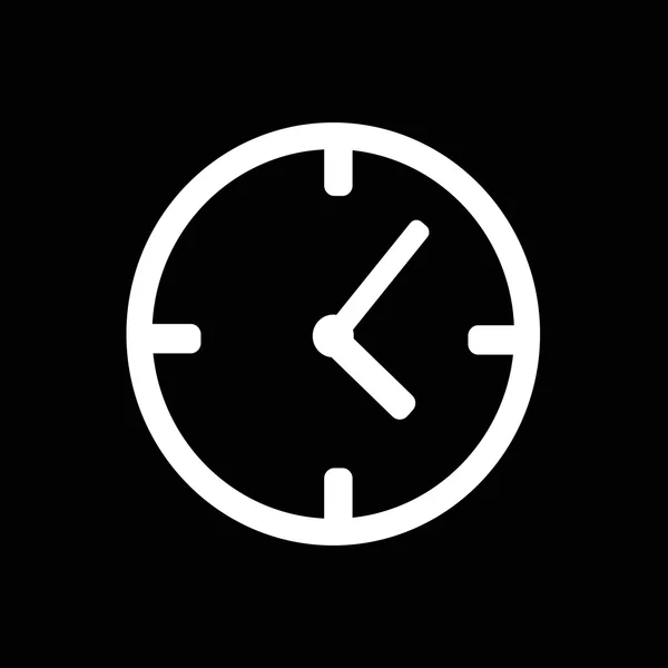 Einfache Uhr-Ikone — Stockvektor