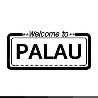 Palau illüstrasyon tasarımı için hoş geldiniz