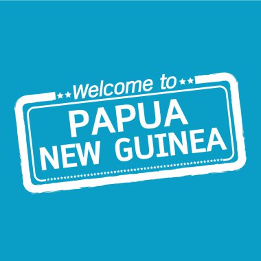 Papua Yeni Gine illüstrasyon tasarımı için hoş geldiniz
