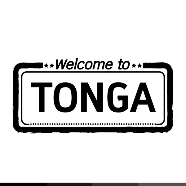 Добро пожаловать на сайт TONGA! — стоковый вектор