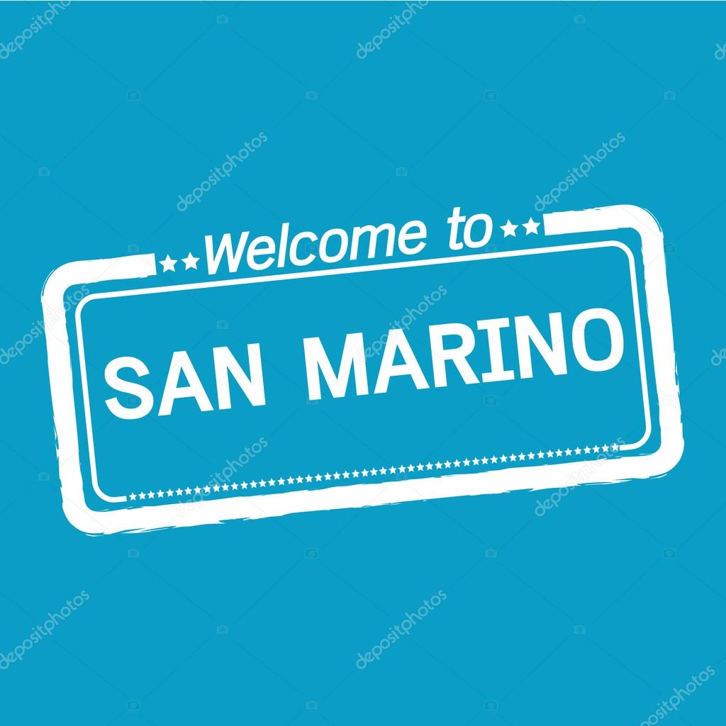 Welcome to SAN MARINO illustration design — Stock Vector © porjai ... Welcome to SAN MARINO illustration design — Stock Vector © porjai ...
