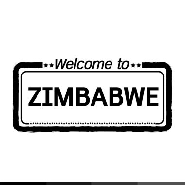 Zimbabve illüstrasyon tasarımı için hoş geldiniz