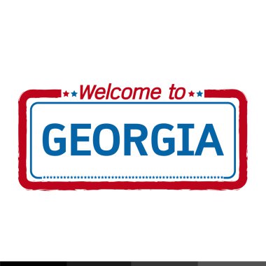 Gürcistan bize devlet illüstrasyon tasarımı için hoş geldiniz