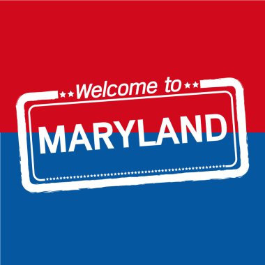 Bize Devlet Maryland illüstrasyon tasarımı için hoş geldiniz