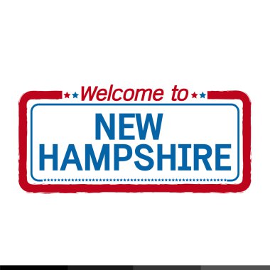 Bize devlet New Hampshire illüstrasyon tasarımı için hoş geldiniz