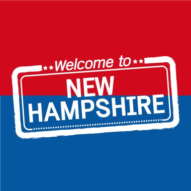 Bize devlet New Hampshire illüstrasyon tasarımı için hoş geldiniz