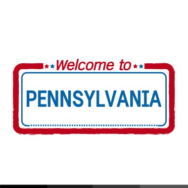 Bize devlet Pennsylvania illüstrasyon tasarımı için hoş geldiniz