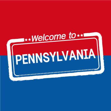 Bize devlet Pennsylvania illüstrasyon tasarımı için hoş geldiniz
