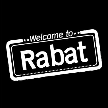 Rabat şehir hoş geldiniz 