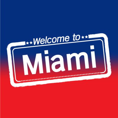 Miami şehir hoş geldiniz
