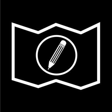 Harita simgesi tasarım