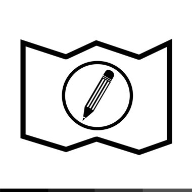 Harita simgesi tasarım