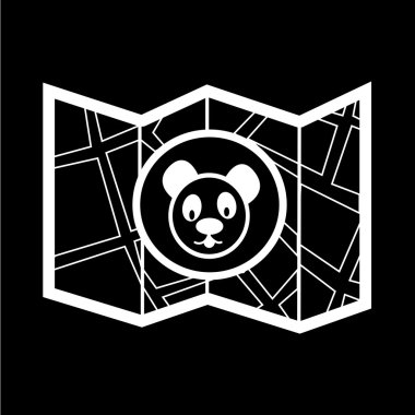 Harita simgesi tasarım