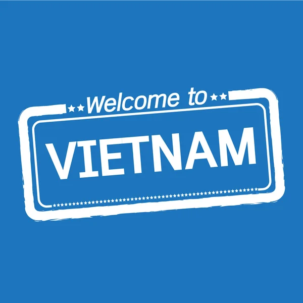 Bem-vindo ao design de ilustrações do VIETNAM —  Vetores de Stock