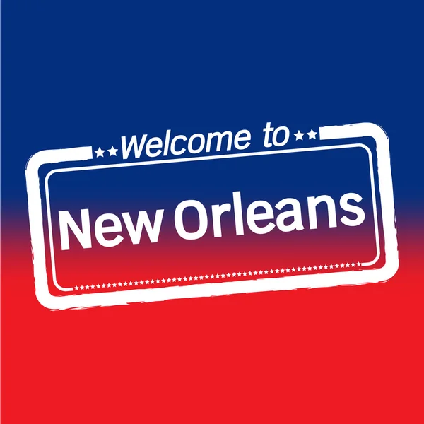 Bienvenue à La Nouvelle-Orléans — Image vectorielle