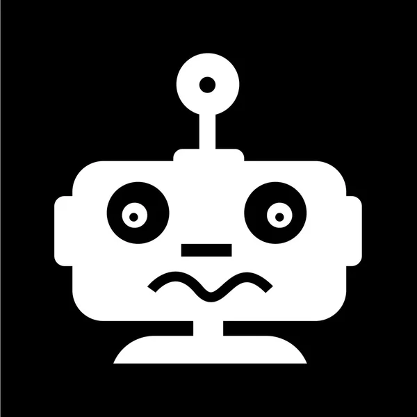 Robot emocja ikona — Wektor stockowy