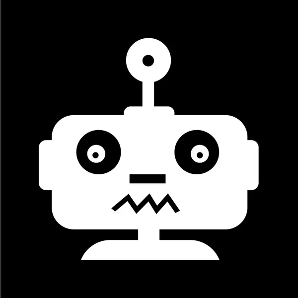 Icône d'émotion de robot — Image vectorielle