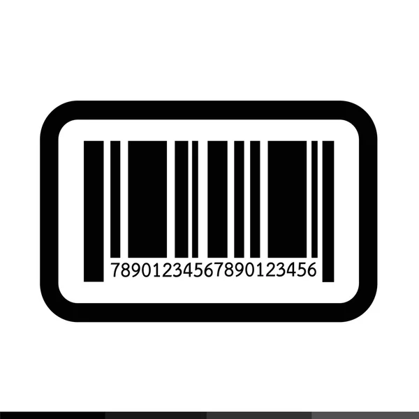 Ícone de código de barras simples —  Vetores de Stock